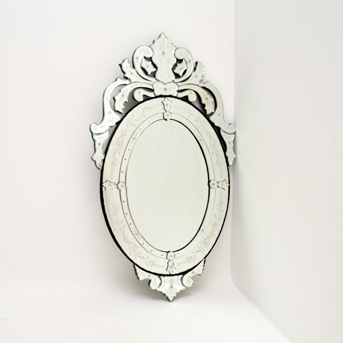 Vintage Italian Venetian Murano Glass Mirror (1 of 6) Vintage Italian Venetian Murano Glass Mirror (1 of 6)