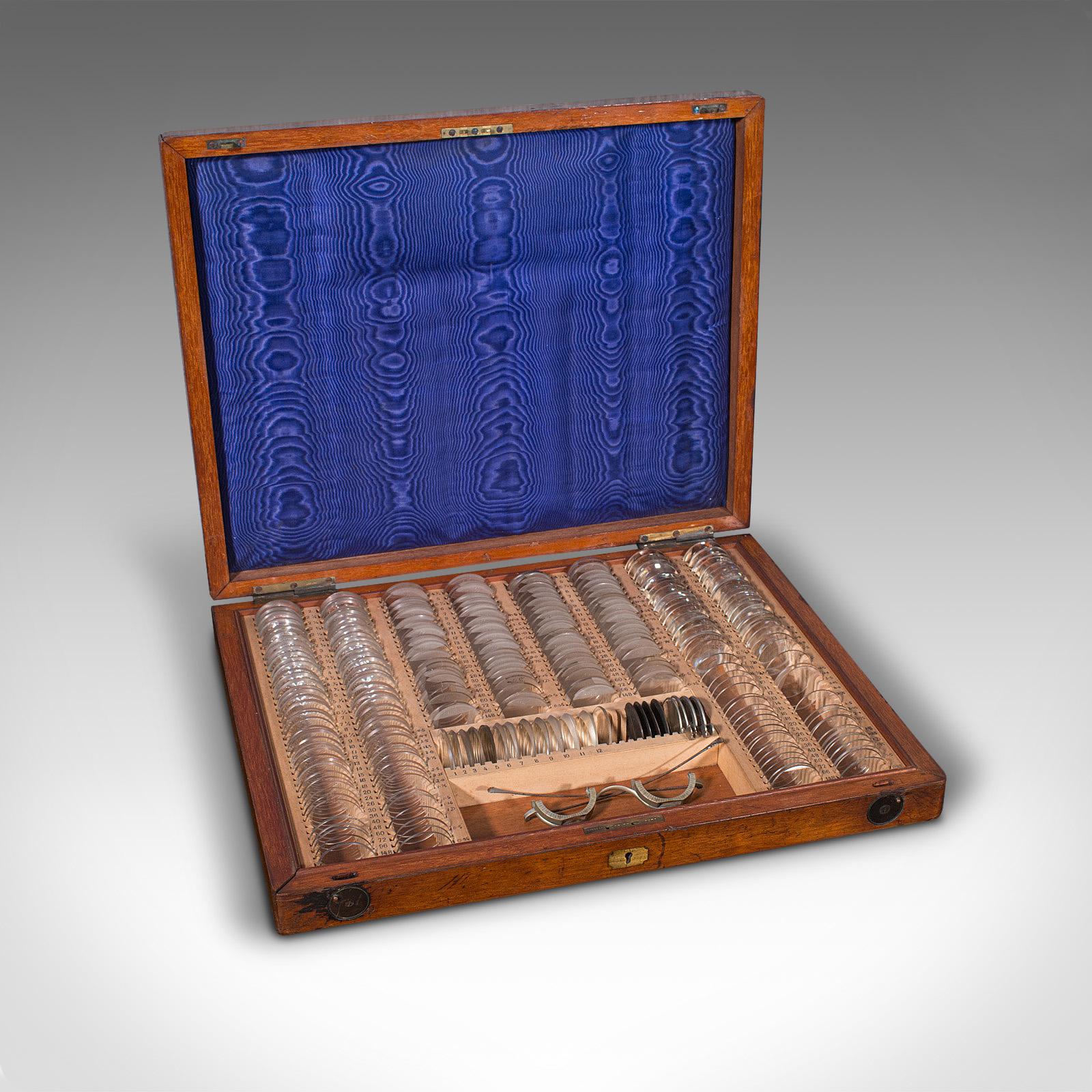 Antique Optometrist's Set, English, Optical Instrument Case, Victorian c.1900 (1 of 8)
