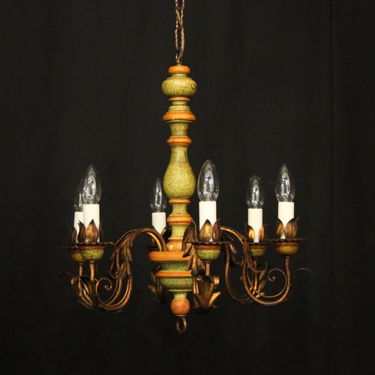 Florentine 6 Light Polychrome Chandelier (1 of 10)