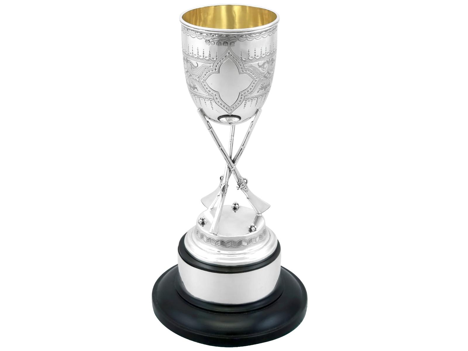 Antique Victorian Sterling Silver Rifle Presentation Cup 1868 (1 of 13) Antique Victorian Sterling Silver Rifle Presentation Cup 1868 (1 of 13)
