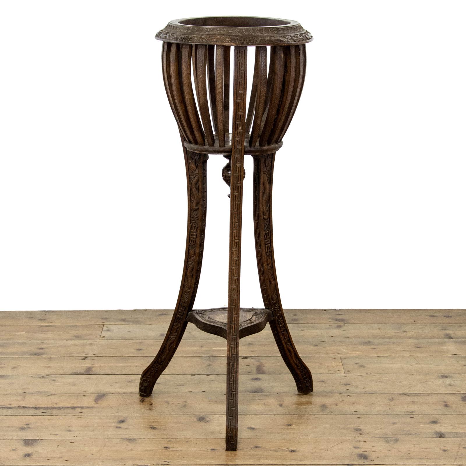 Antique Carved Hardwood Jardiniere Stand (1 of 12) Antique Carved Hardwood Jardiniere Stand (1 of 12)