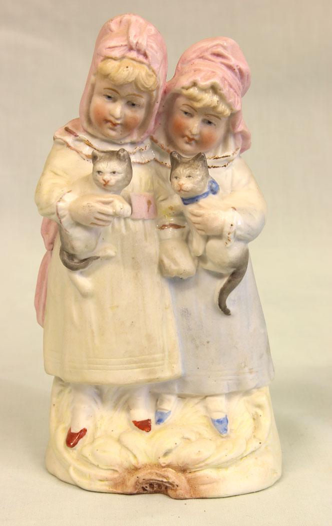 Antique Bisque Figure of Children (1 of 6)