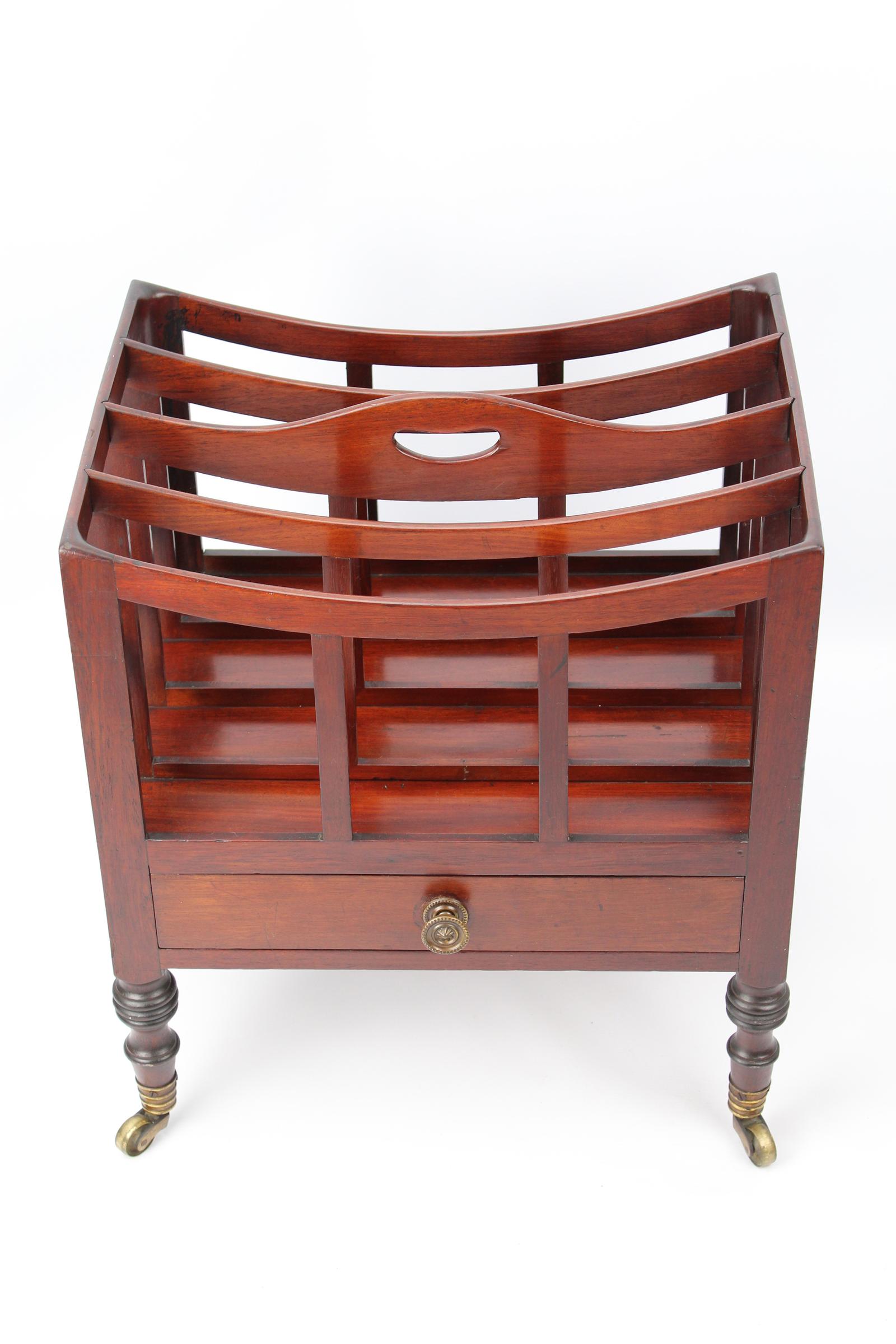 Antique Georgian Mahogany Canterbury (1 of 13) Antique Georgian Mahogany Canterbury (1 of 13)