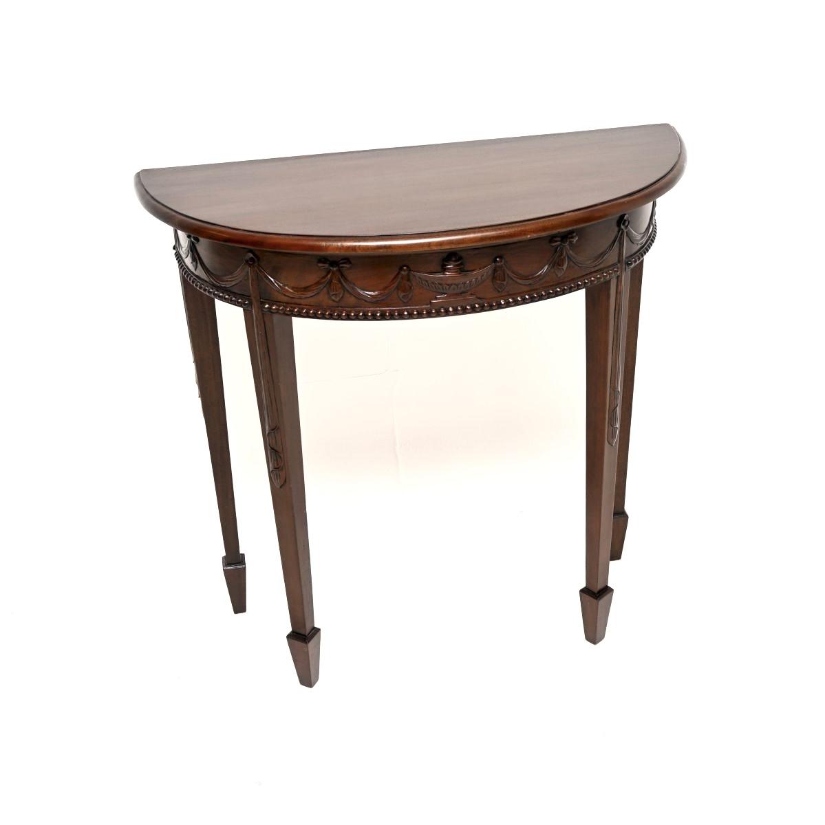 Adam Style Mahogany Console Table (1 of 6) Adam Style Mahogany Console Table (1 of 6)