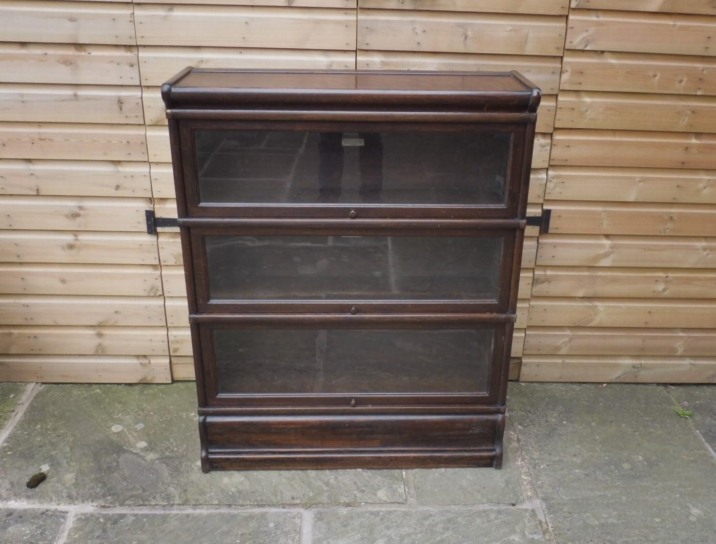 Oak Globe Wernicke Bookcase (1 of 10)