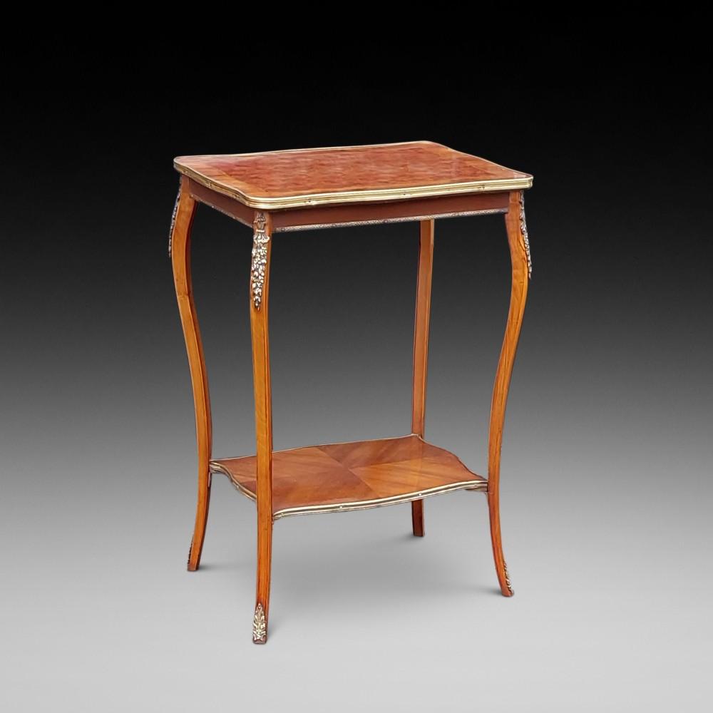 Early 20th Century French Parquetry Table (1 of 9)