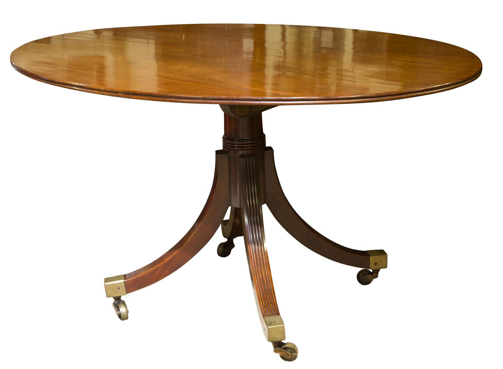 George III Oval Mahogany Breakfast Table (1 of 1)