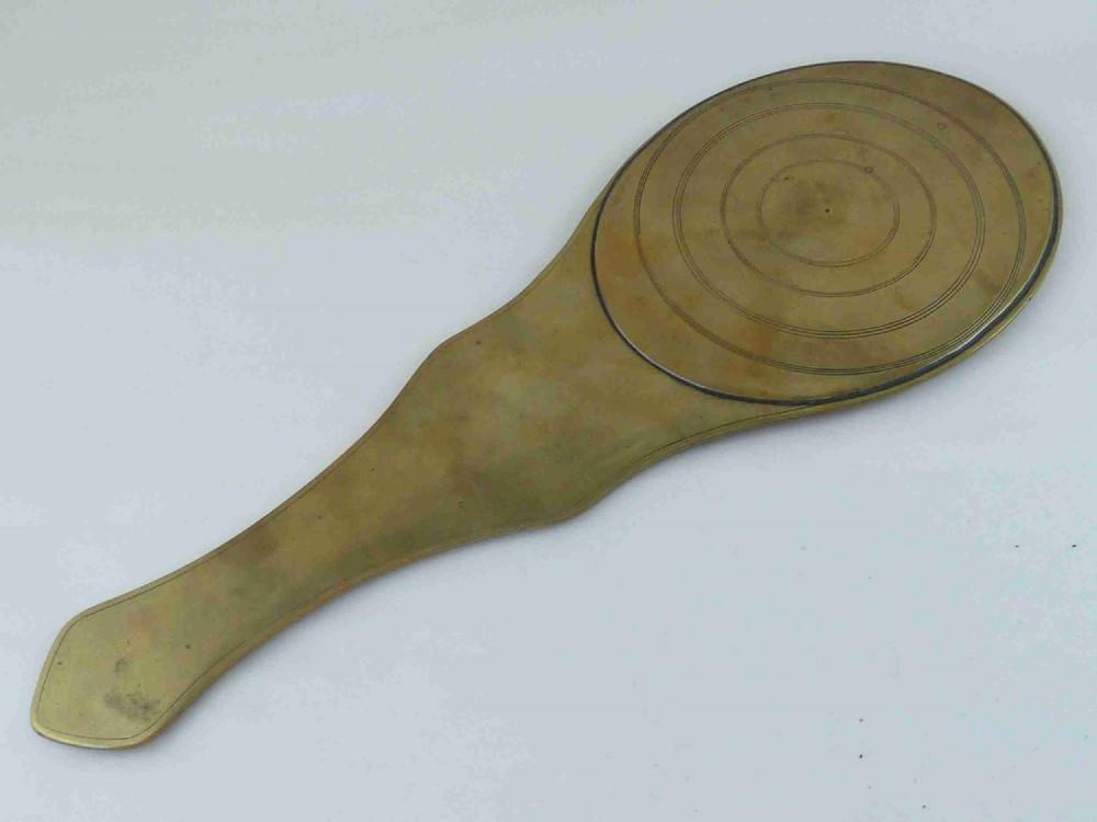 Indian Aranmula Hand Mirror Kannadi Magical Metal Alloy Brass (1 of 7)