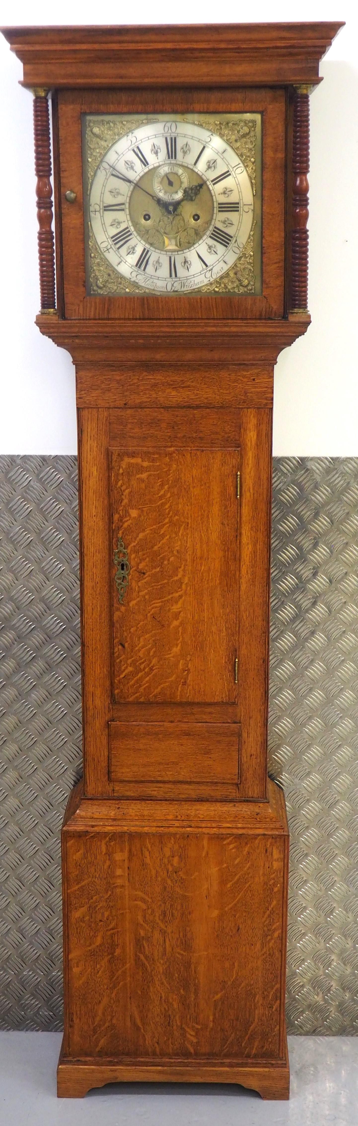 18thc Wrexham 8 Day Longcase Clock Honey Oak Case Signed Brass Dial Grandfather Clock (1 of 11) 18thc Wrexham 8 Day Longcase Clock Honey Oak Case Signed Brass Dial Grandfather Clock (1 of 11)