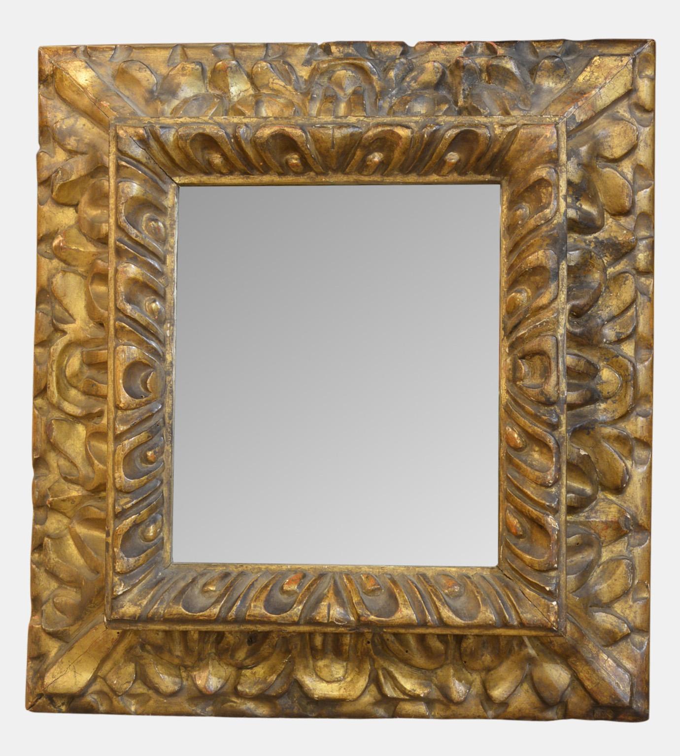 Small Italian Carved 18th Century Mirror c.1780 (1 of 1) Small Italian Carved 18th Century Mirror c.1780 (1 of 1)
