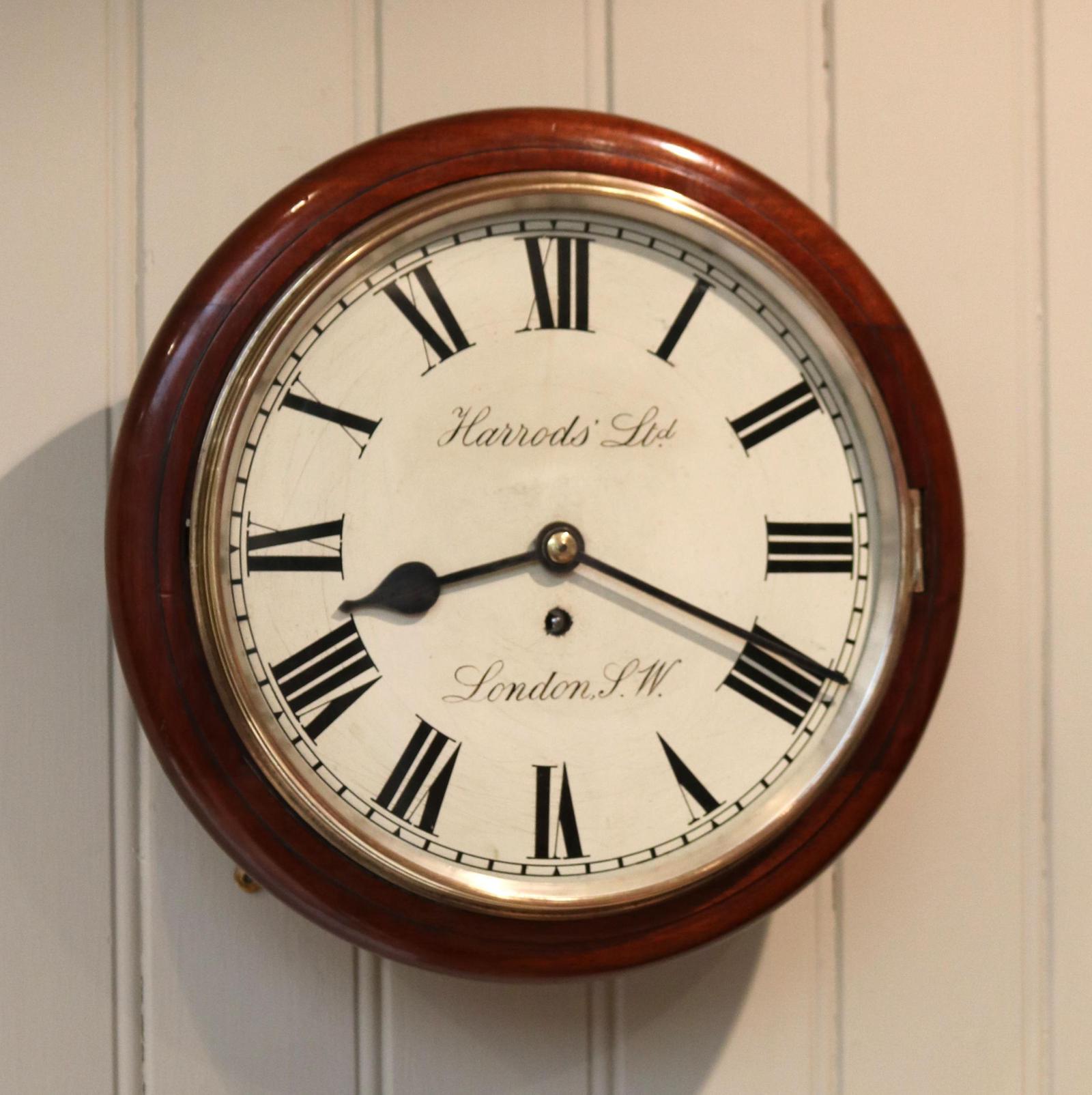 Mahogany Dial Clock by Harrods (1 of 12) Mahogany Dial Clock by Harrods (1 of 12)