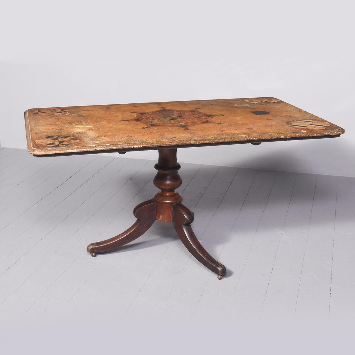 Painted George IV Breakfast Table (1 of 9)