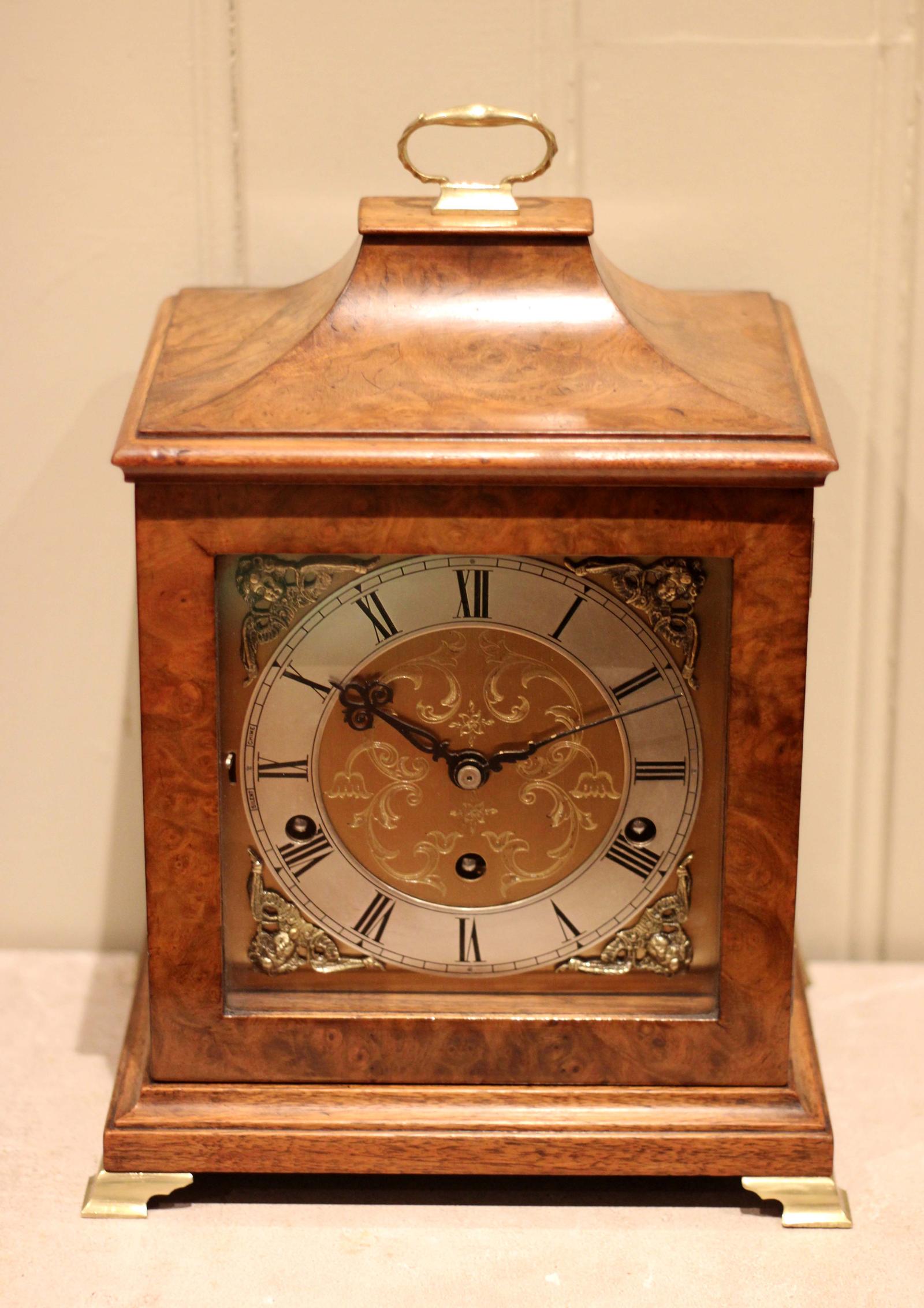 Late 17th Century Style Burr Walnut Mappin & Webb Bracket Clock (1 of 11) Late 17th Century Style Burr Walnut Mappin & Webb Bracket Clock (1 of 11)