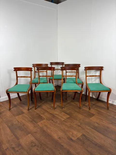 Set of Seven Reproduction Regency Style Mahogany Dining Chairs (1 of 14) Set of Seven Reproduction Regency Style Mahogany Dining Chairs (1 of 14)