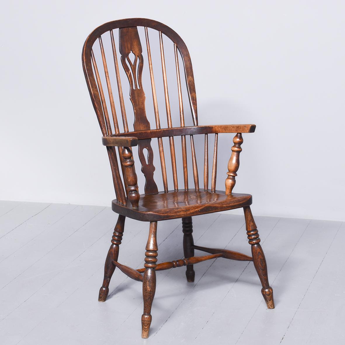 Victorian Elm and Ash Windsor Chair with Lovely Colour and Patina (1 of 7)