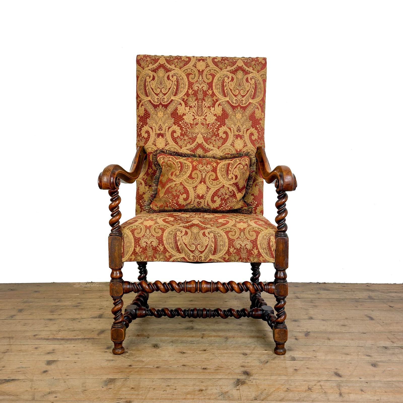 Antique Walnut Elbow Chair (1 of 8) Antique Walnut Elbow Chair (1 of 8)