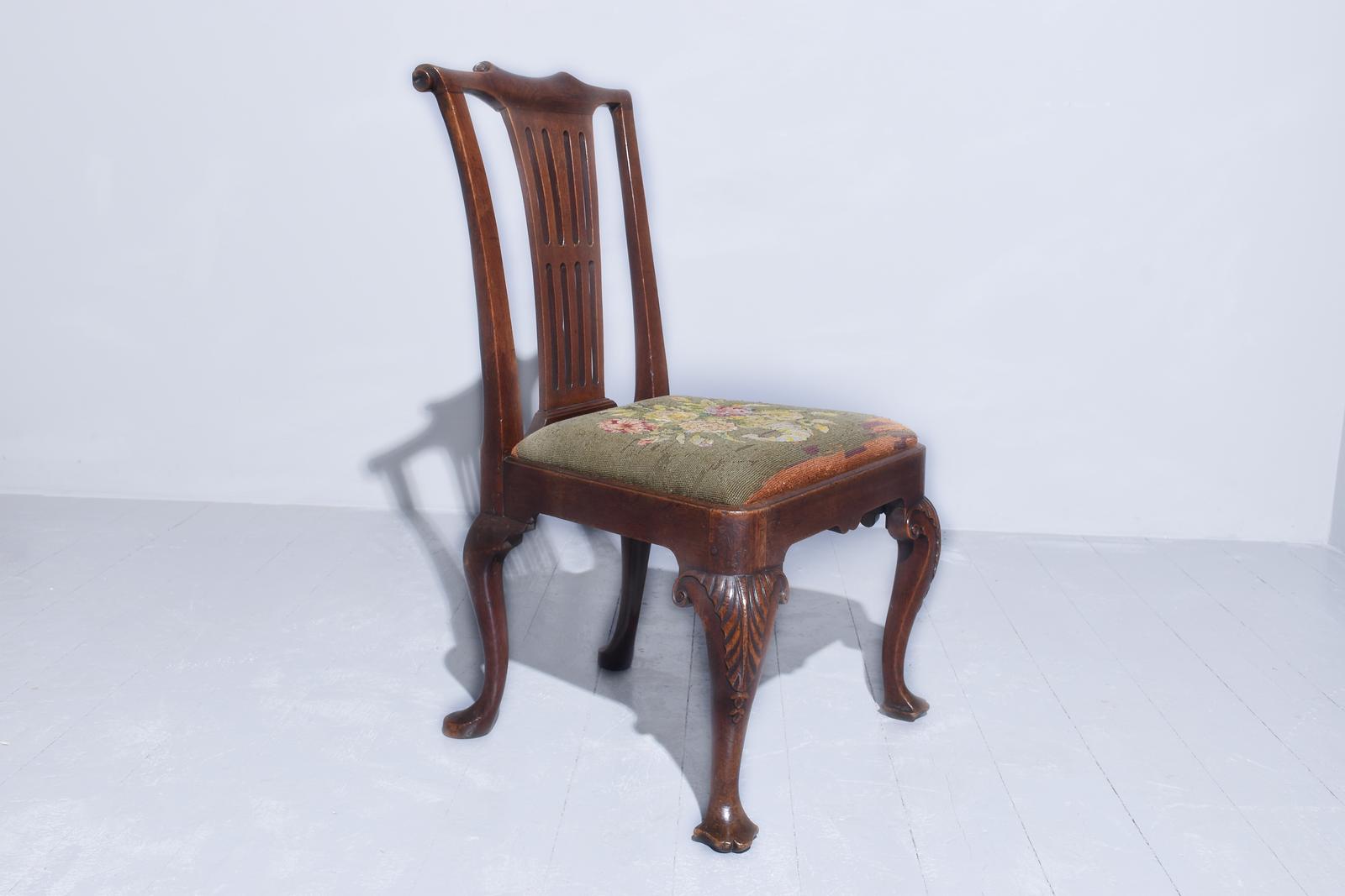 George II Walnut Hand Chair (1 of 5) George II Walnut Hand Chair (1 of 5)