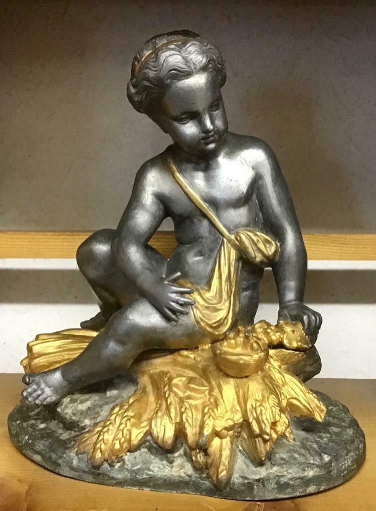 1900's Spelter Cherub Figure (1 of 6)