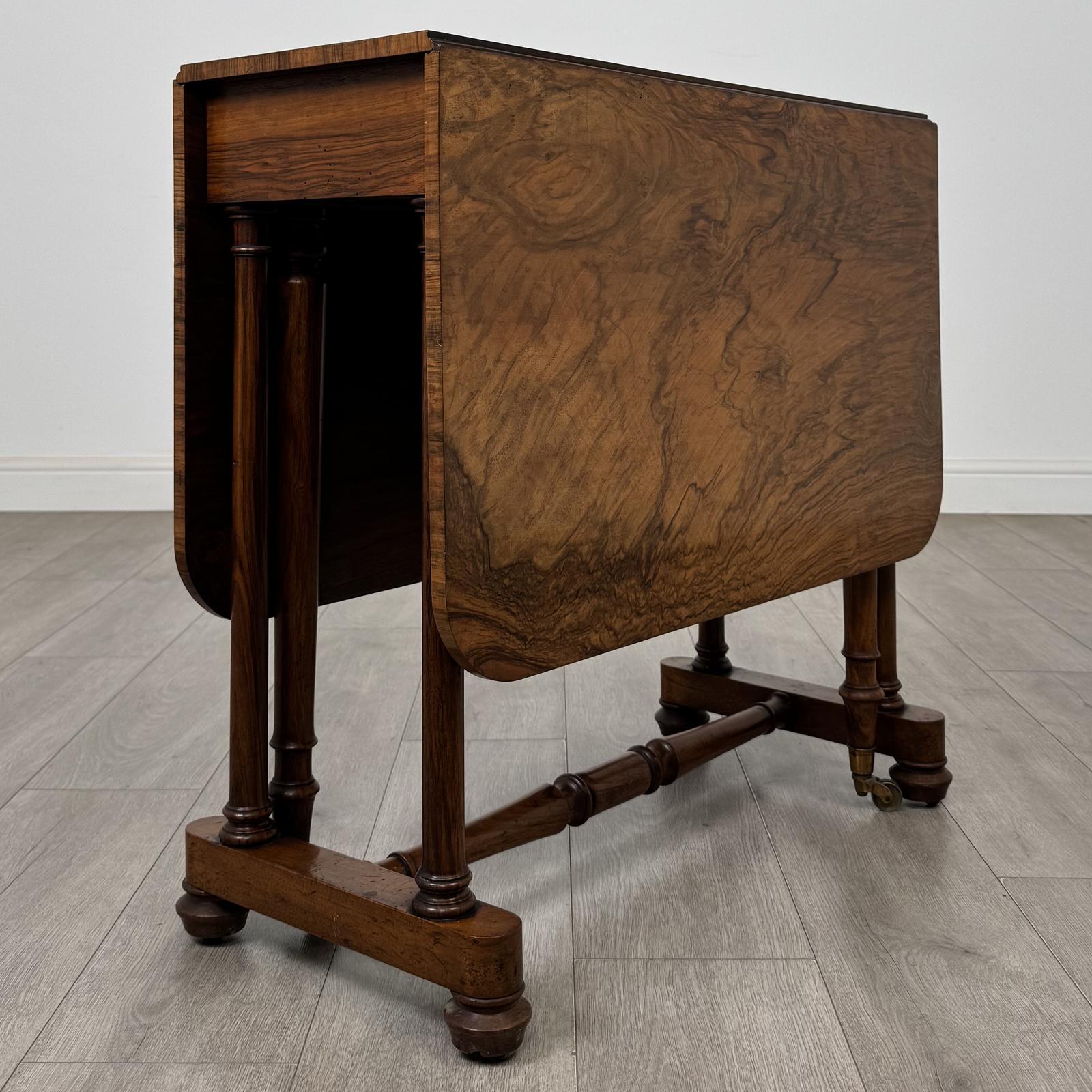 Antique 19th Century Victorian Sutherland Table in Burr Walnut (1 of 12) Antique 19th Century Victorian Sutherland Table in Burr Walnut (1 of 12)