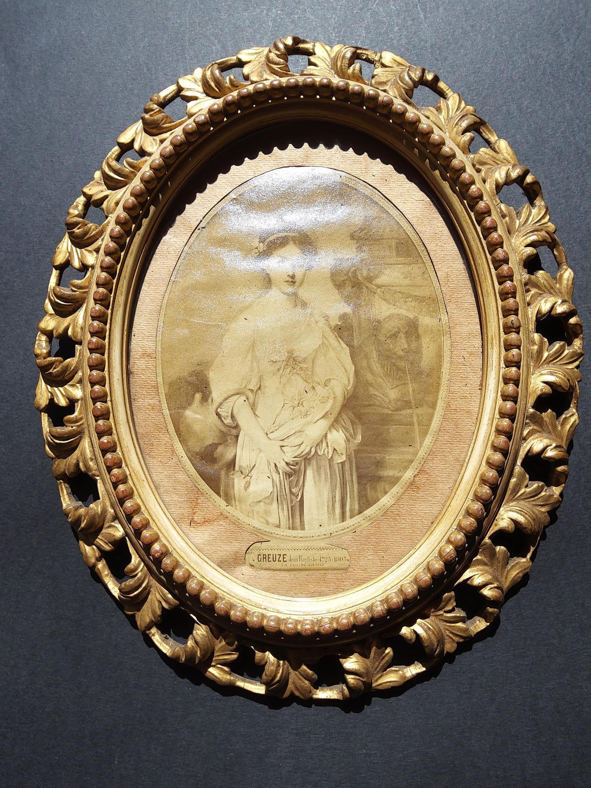 Print of "The Broken Pitcher" by Jean Baptiste Greuze (1 of 5)