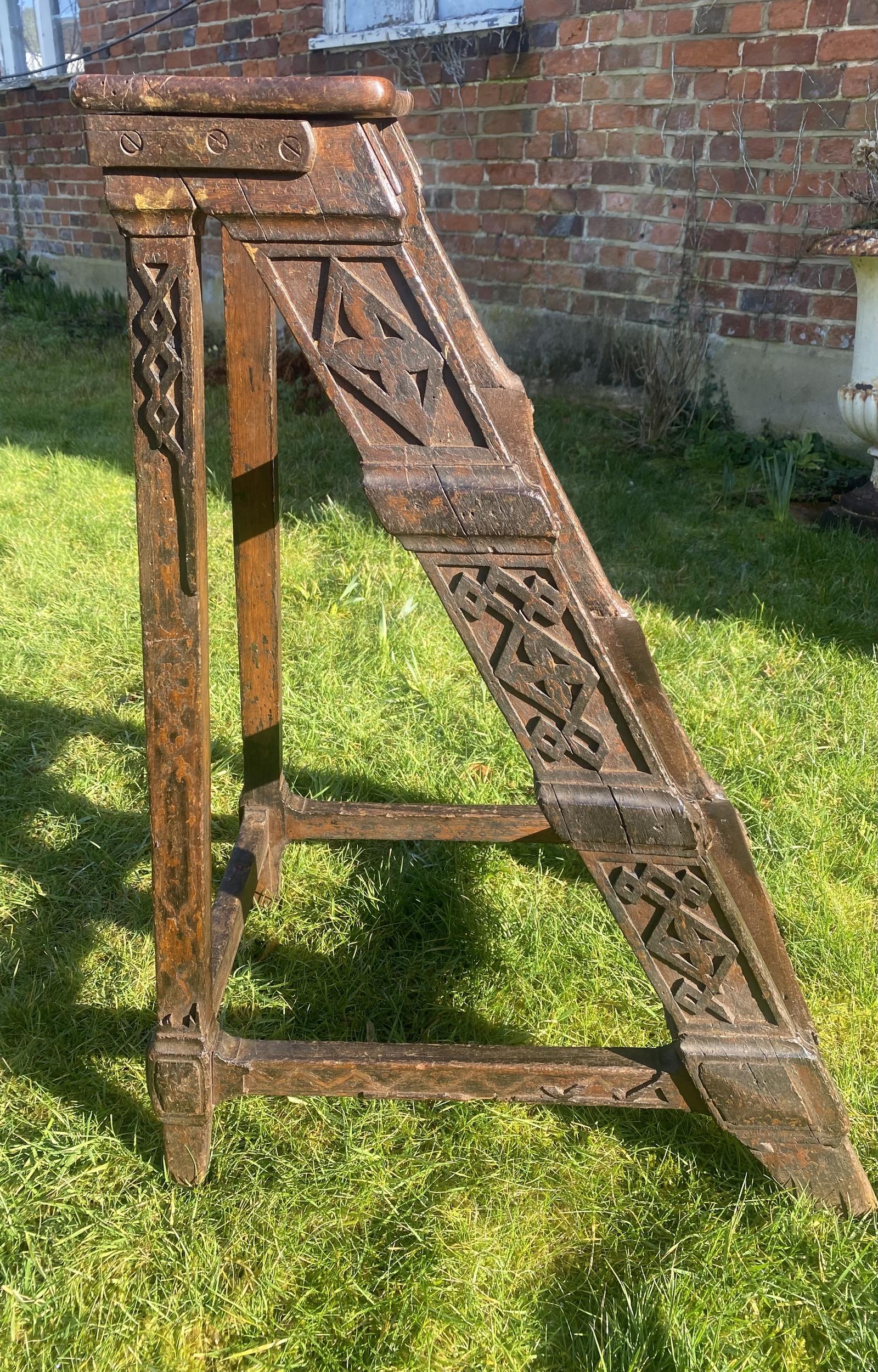 Set of Early French Library Steps (1 of 6) Set of Early French Library Steps (1 of 6)