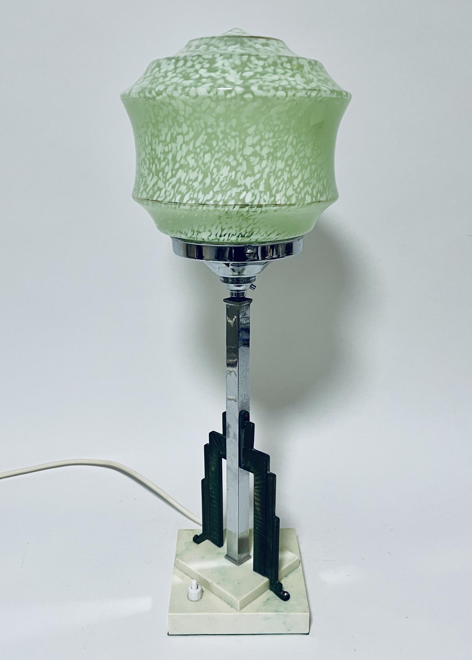 Art Deco Chrome Table Lamp (1 of 16) Art Deco Chrome Table Lamp (1 of 16)