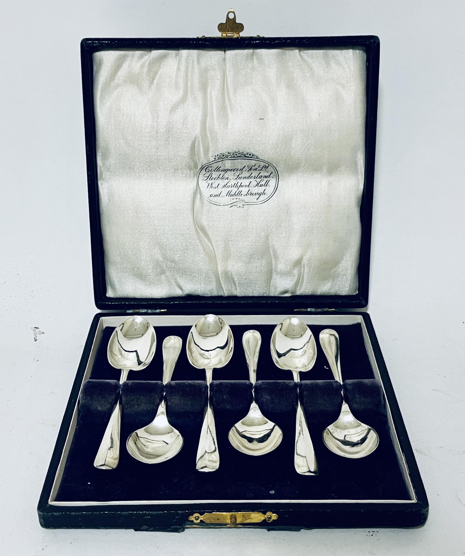 Set of 6 Antique Silver Teaspoons (1 of 11) Set of 6 Antique Silver Teaspoons (1 of 11)