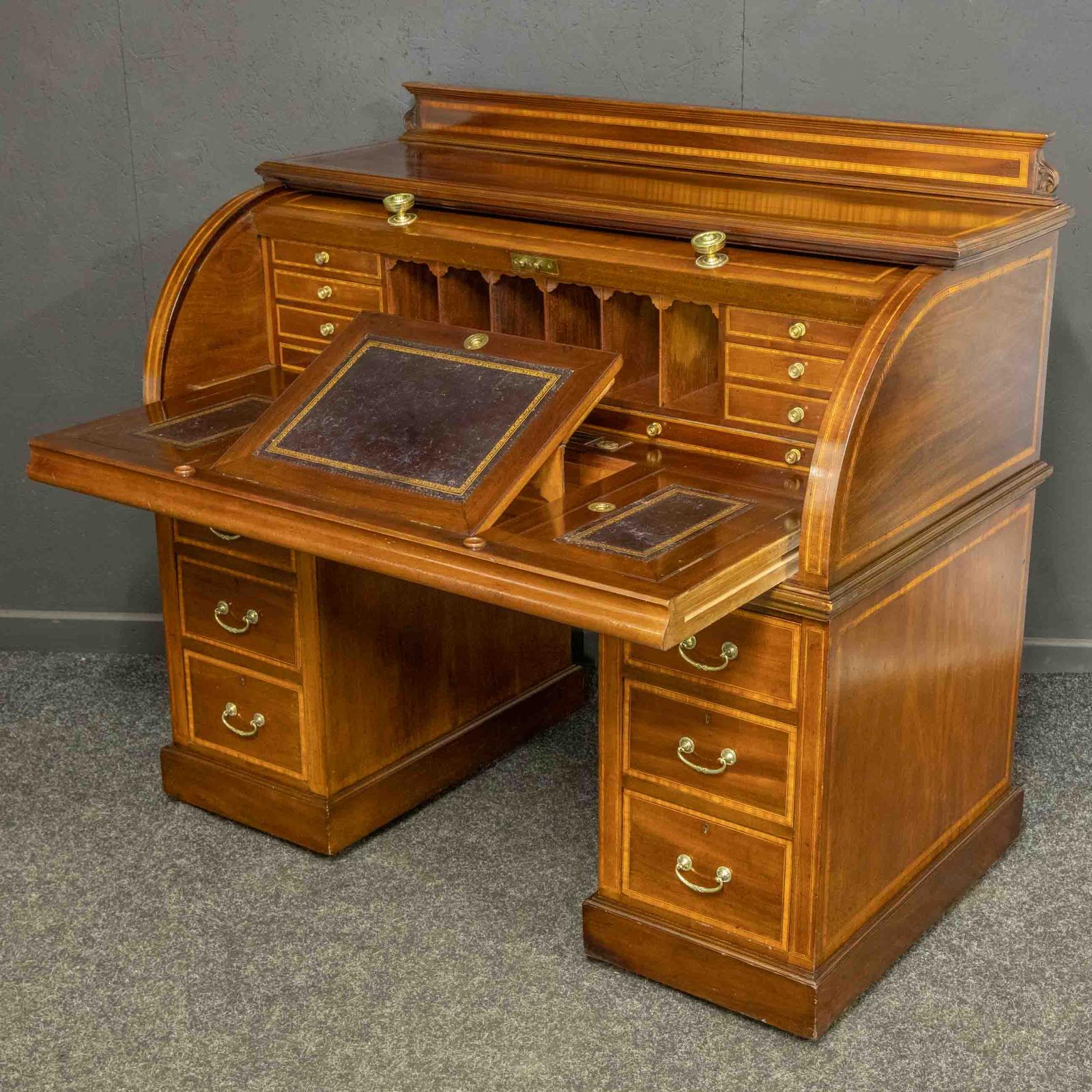 Antique Cylinder Desk (1 of 15)