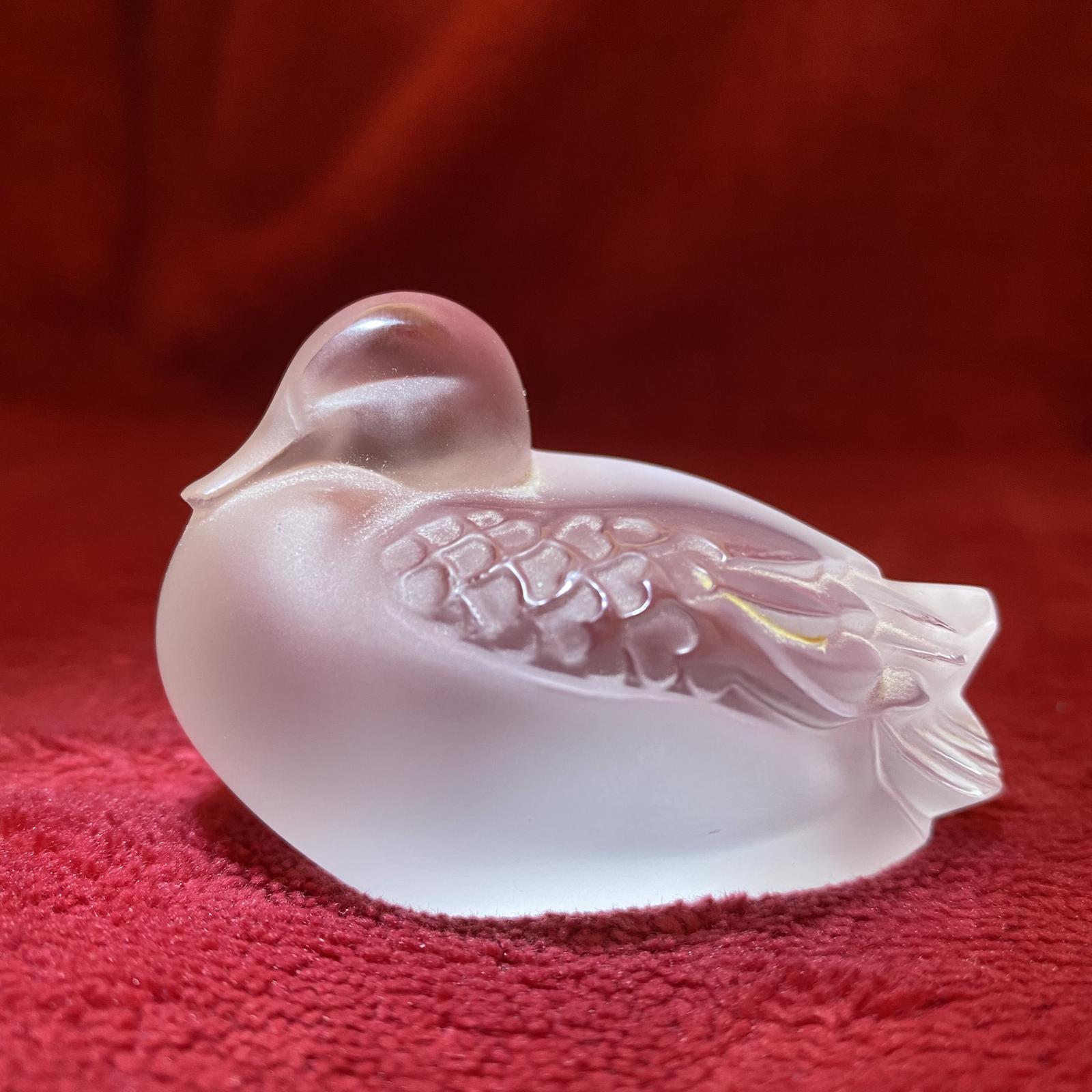 Lalique "Sleepy Duck" Sculpture (1 of 6) Lalique "Sleepy Duck" Sculpture (1 of 6)