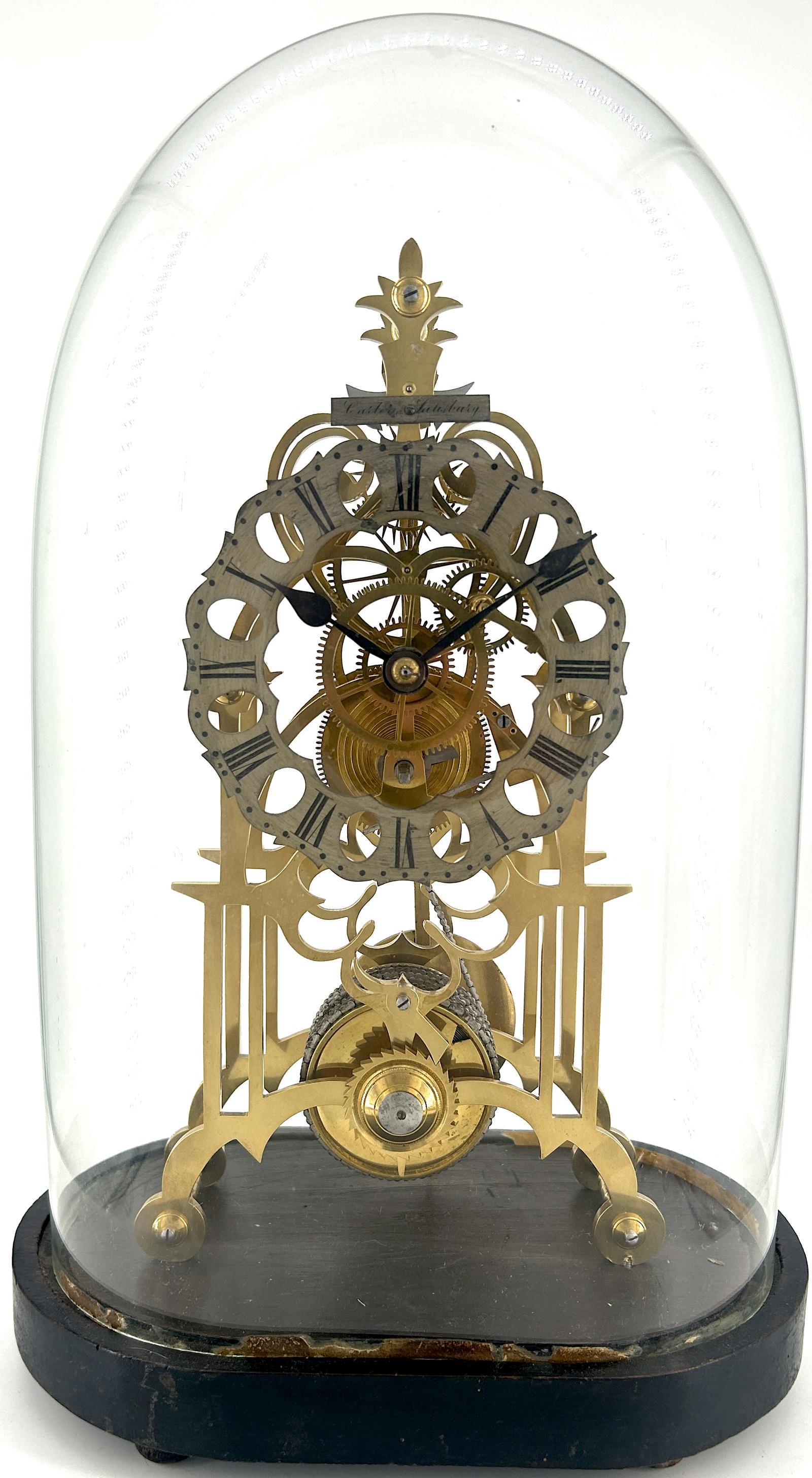 Awesome Antique English Fusee Skeleton Clock – c.1880 (1 of 5)