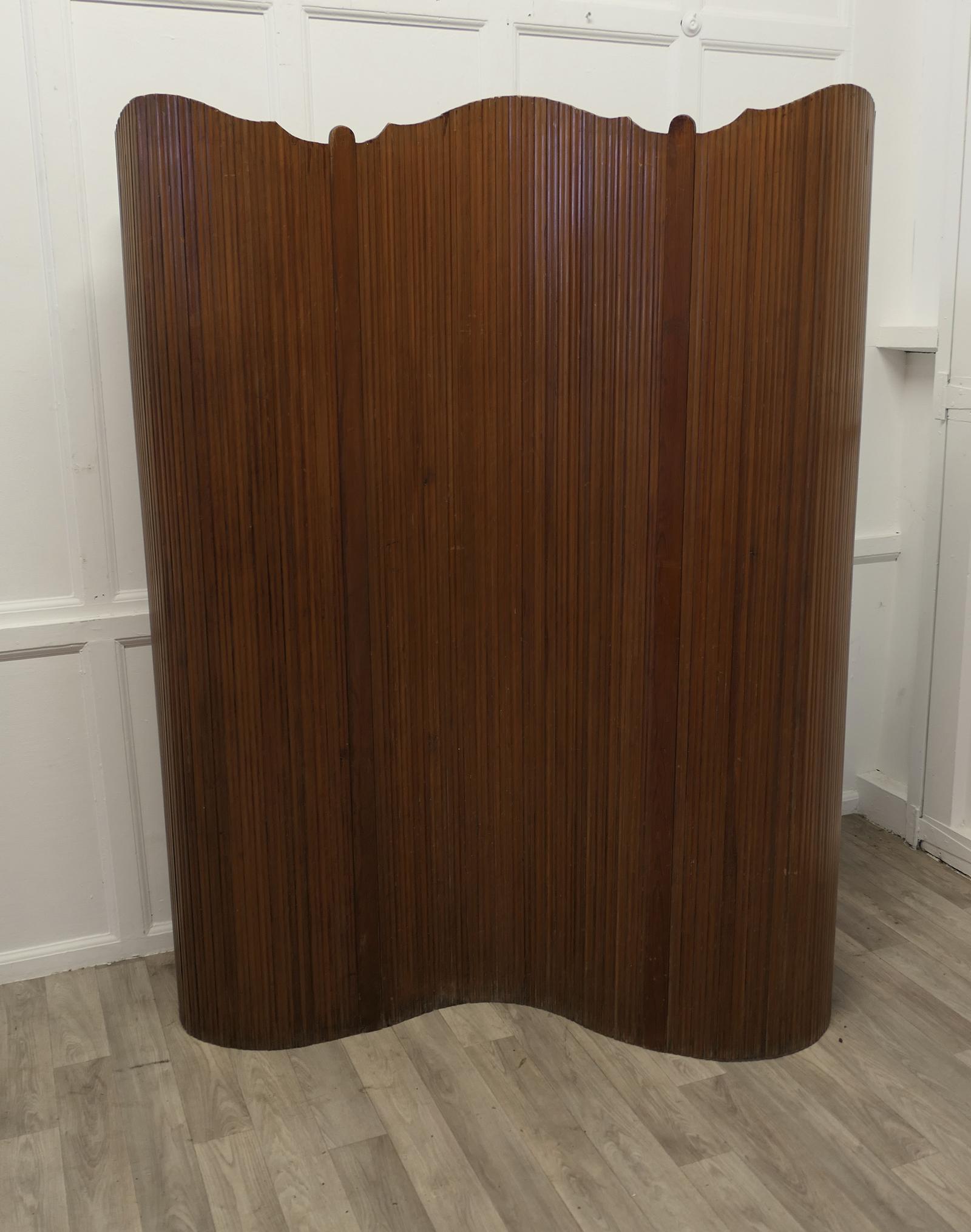 French Self Supporting Vertical Tambour Screen, Room Divider (1 of 10)