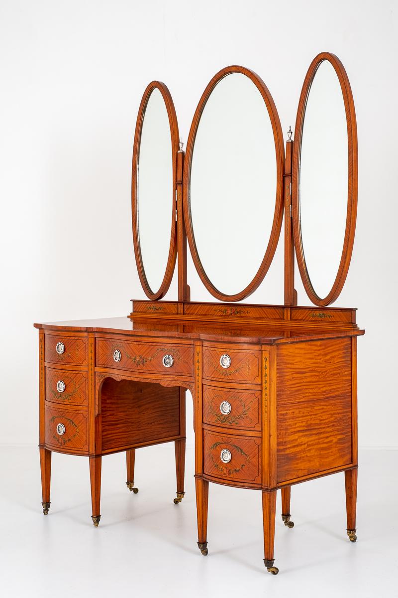 Antique Satinwood Dressing Table (1 of 7) Antique Satinwood Dressing Table (1 of 7)