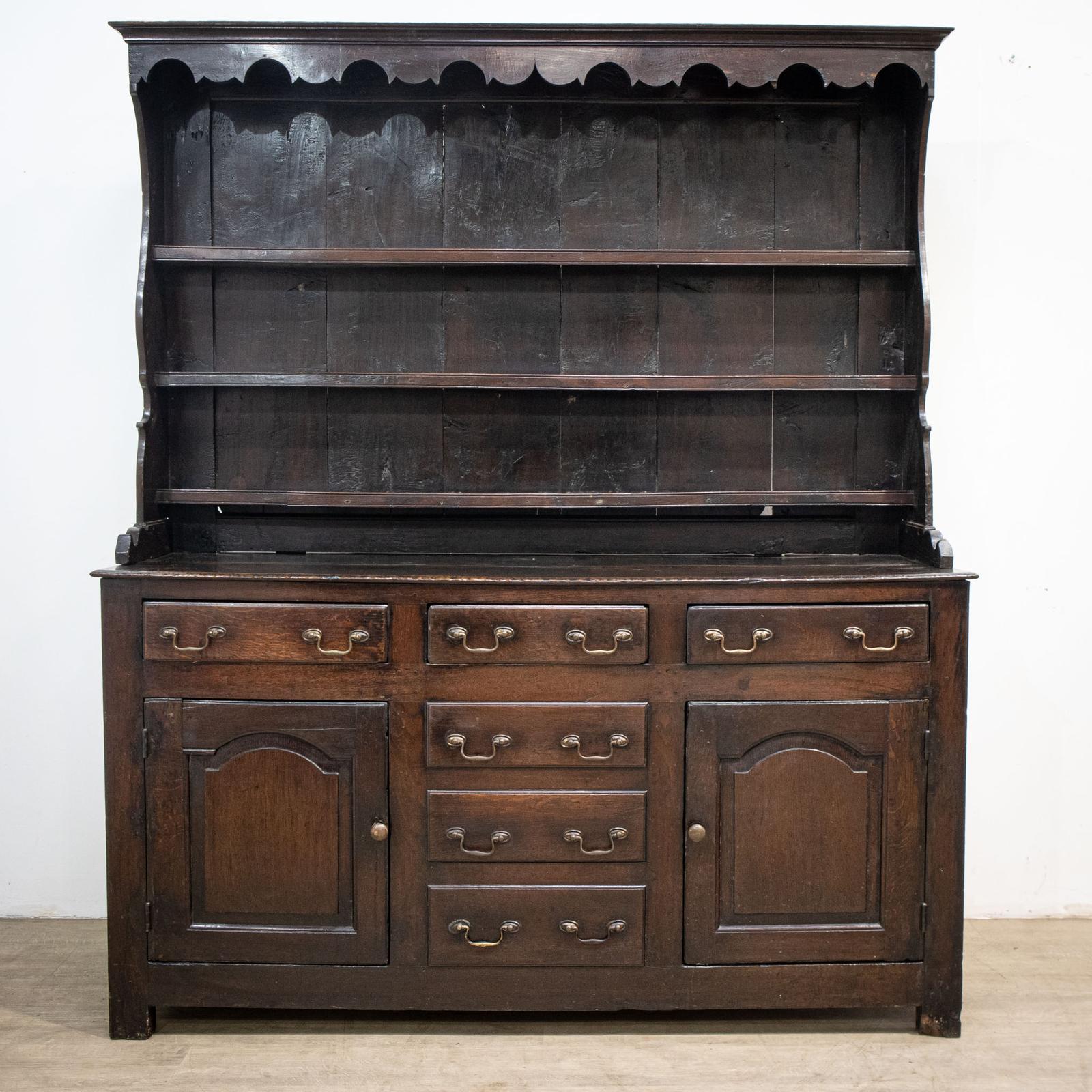 18th Century Oak Dresser with Plate Rack (1 of 11)