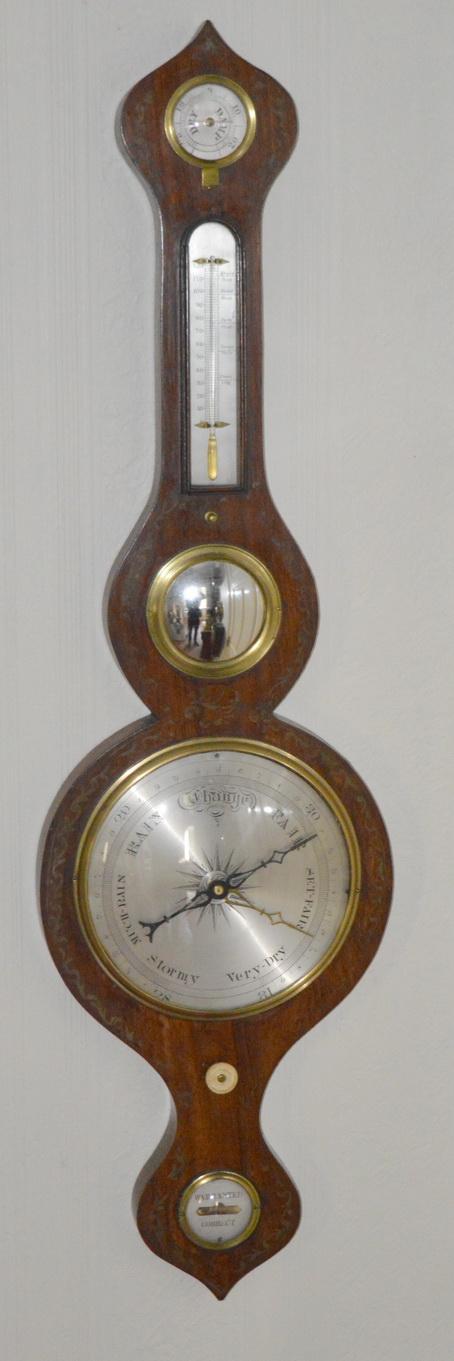 A Victorian Rosewood Mercury Barometer (1 of 5)