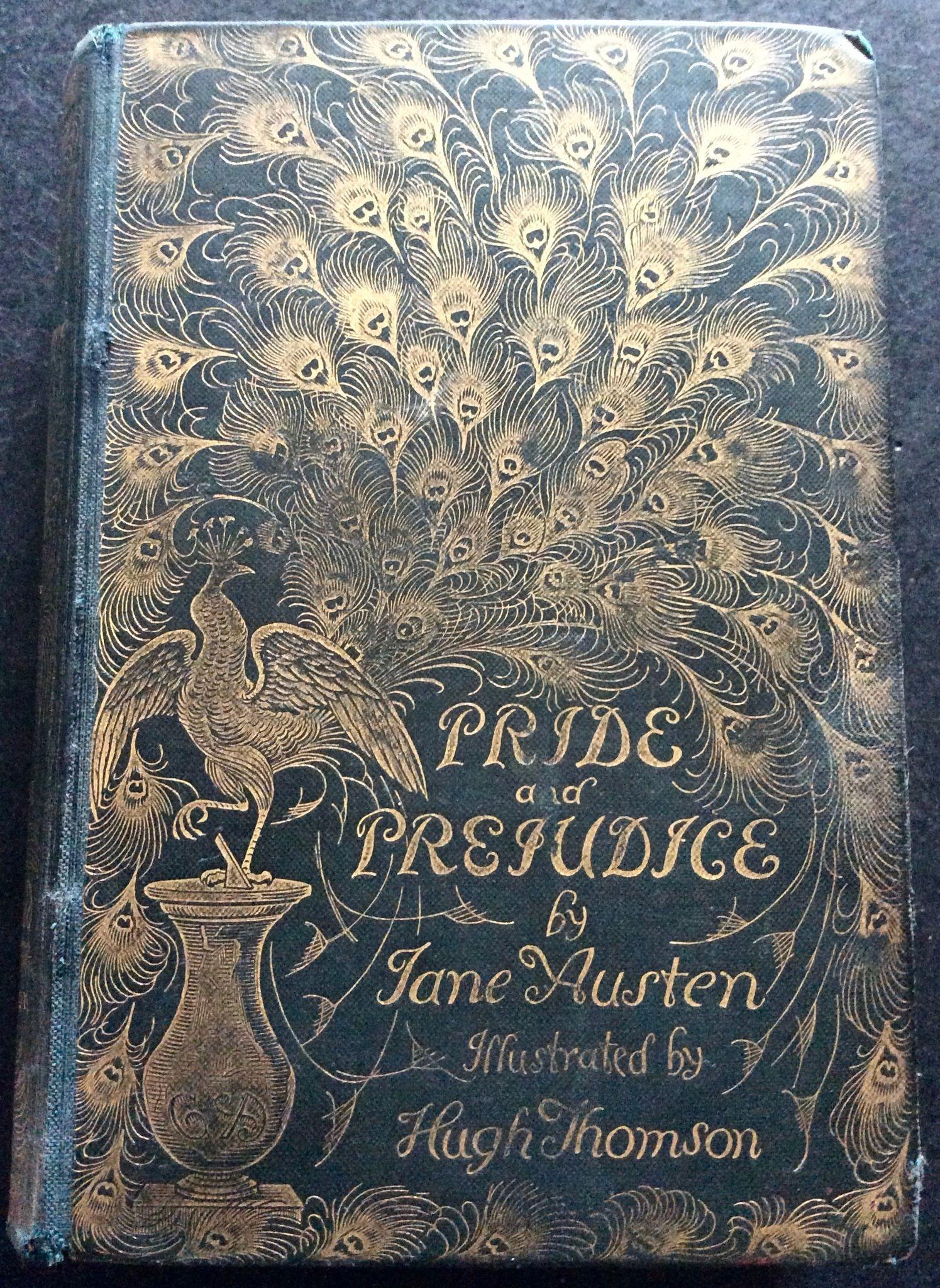 1894 Pride & Prejudice Rare Peacock First UK Edition Jane Austen & Hugh Thomson (1 of 4) 1894 Pride & Prejudice Rare Peacock First UK Edition Jane Austen & Hugh Thomson (1 of 4)