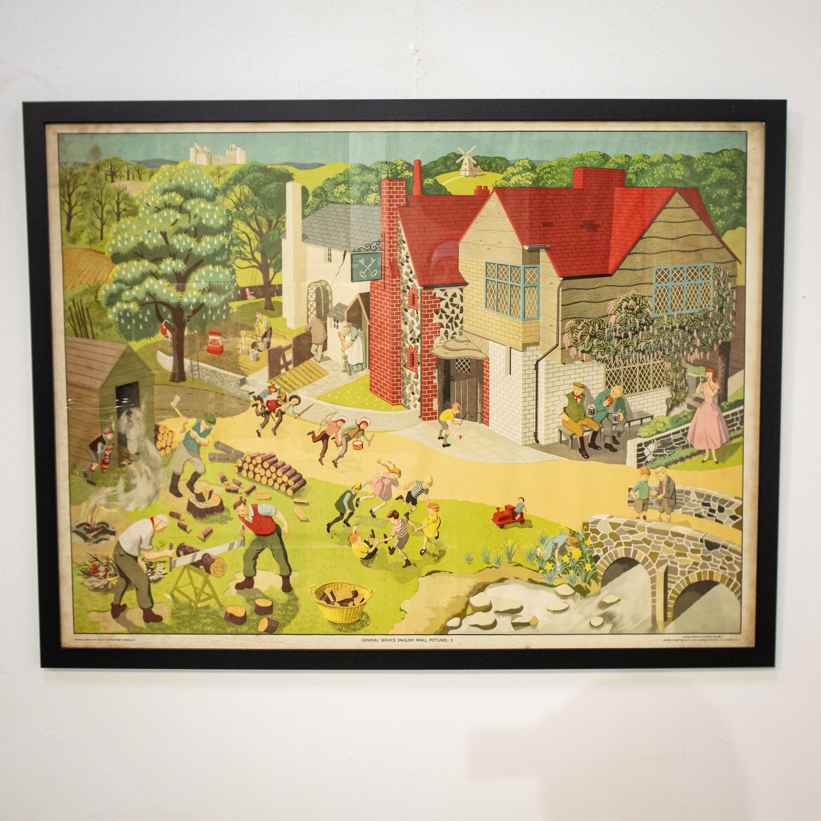 Original Elizabeth Skilton Print Country Life (1 of 8)