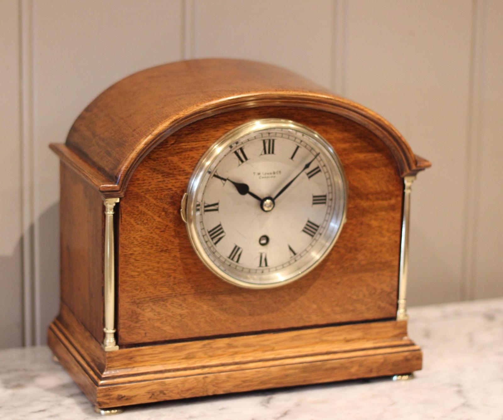 Edwardian Oak Mantel Clock (1 of 11) Edwardian Oak Mantel Clock (1 of 11)