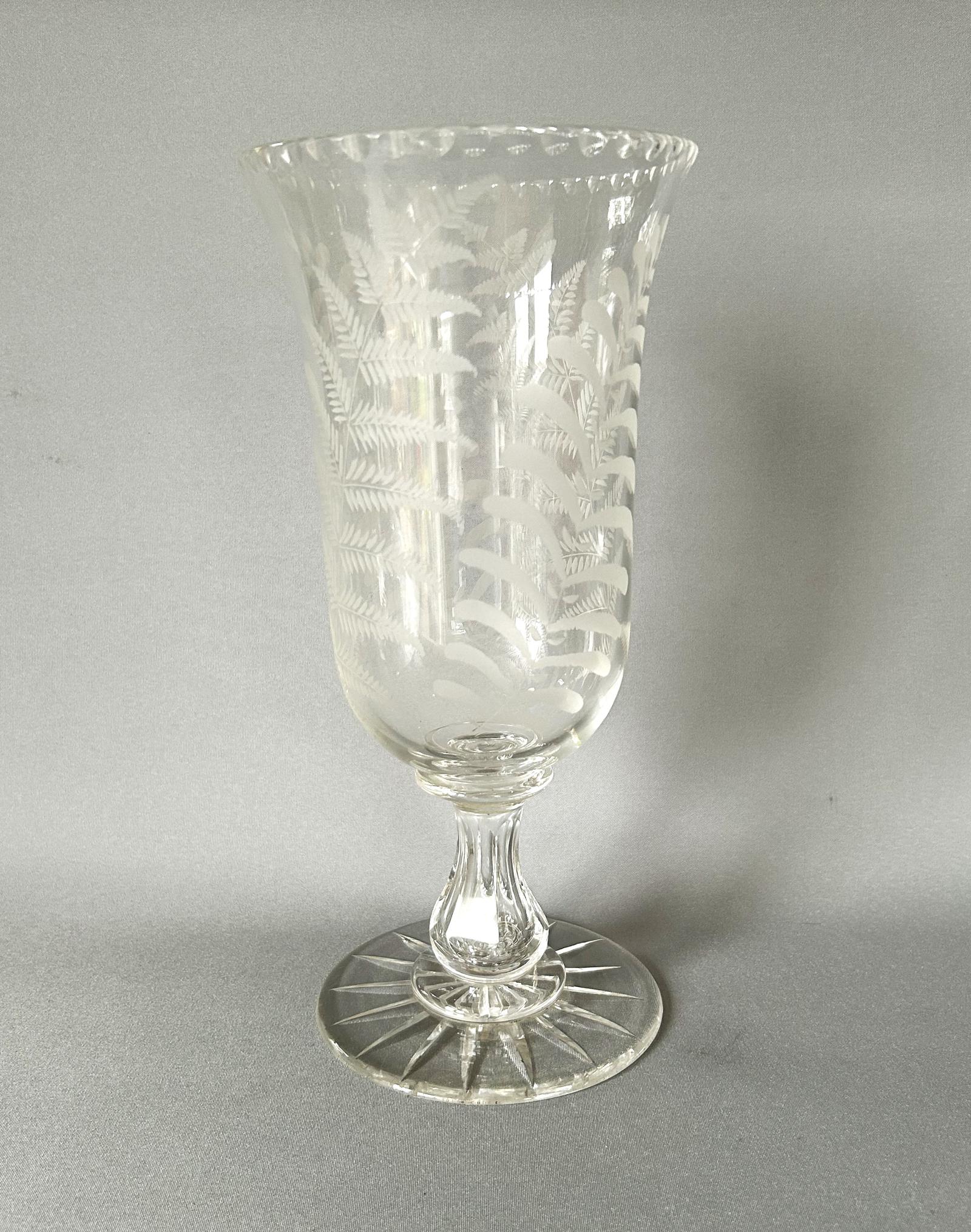 Superb Victorian Fern Etched Celery Vase (1 of 6)