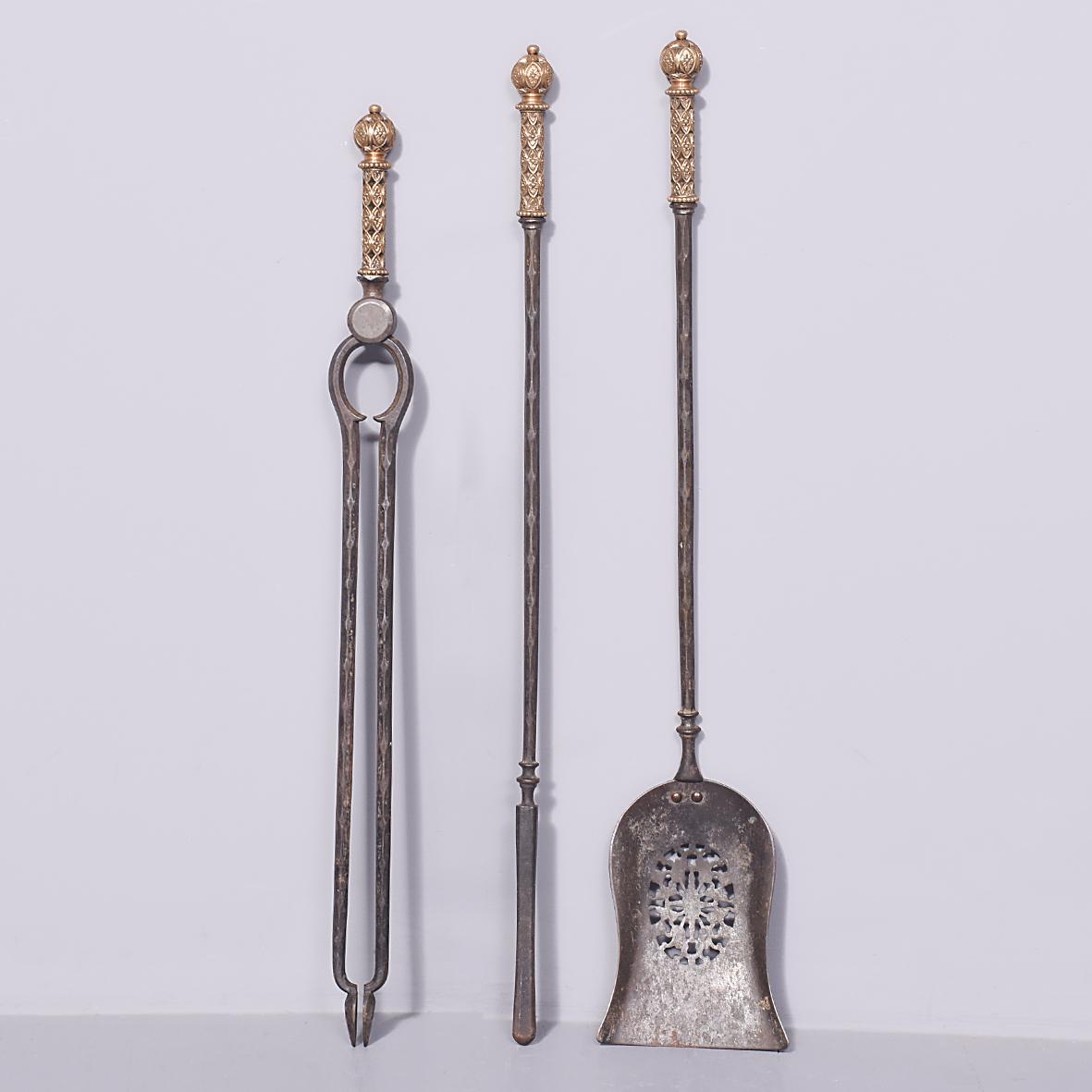 Set of 3 Georgian Fire Tools (1 of 5) Set of 3 Georgian Fire Tools (1 of 5)