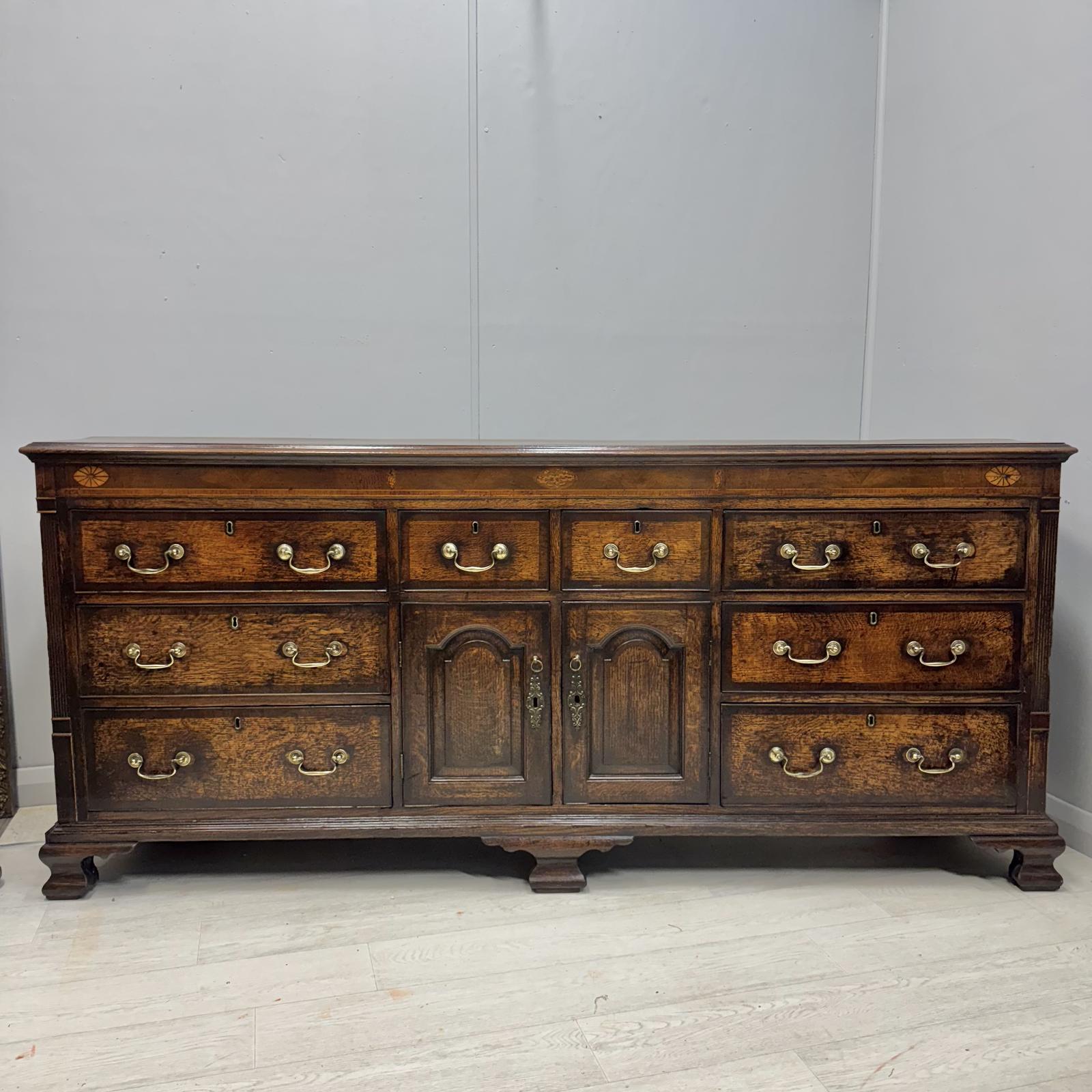 18th Century Georgian Oak Dresser Base (1 of 7)