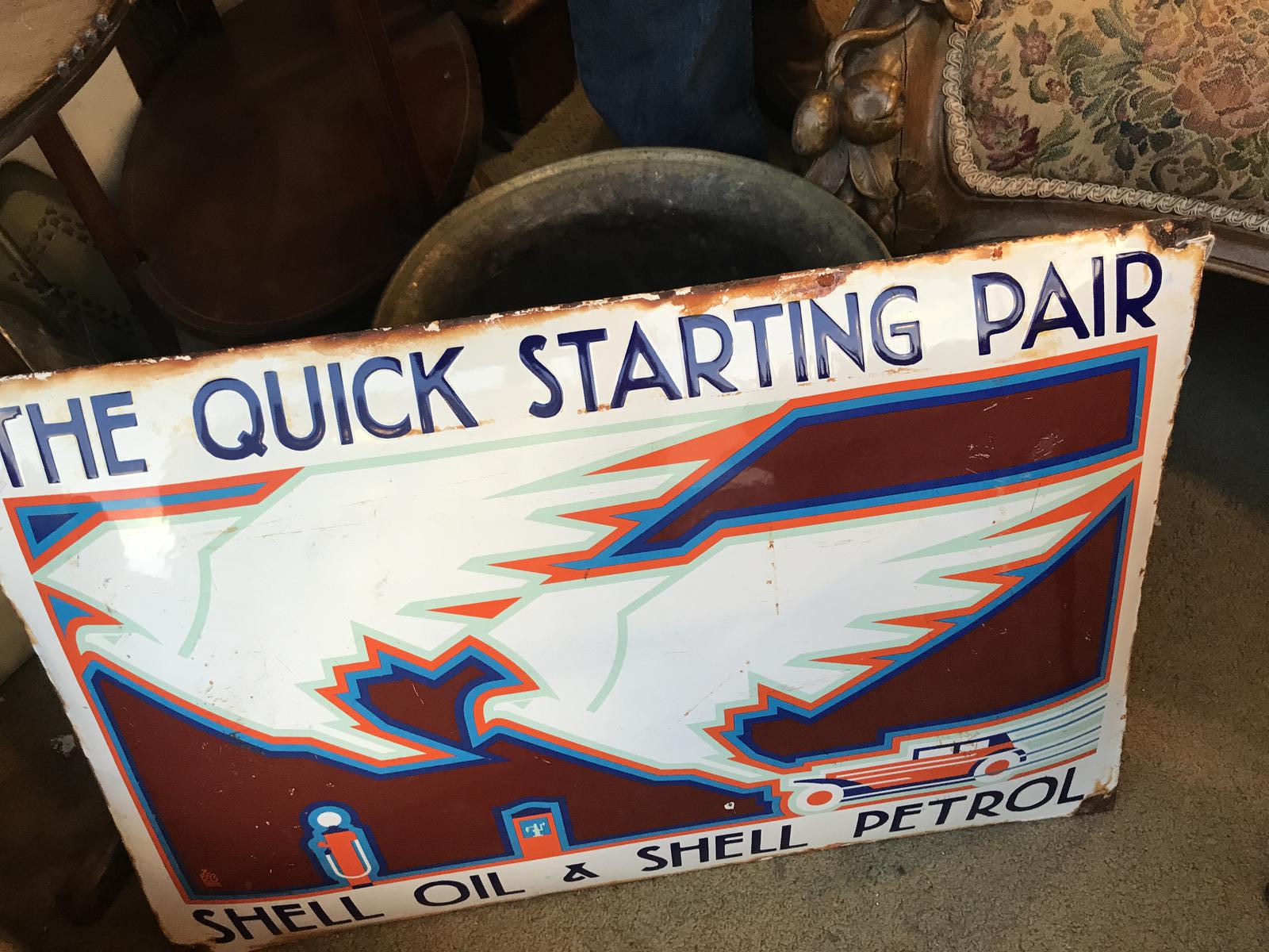Very Rare Convex Enamel Sign (1 of 1) Very Rare Convex Enamel Sign (1 of 1)