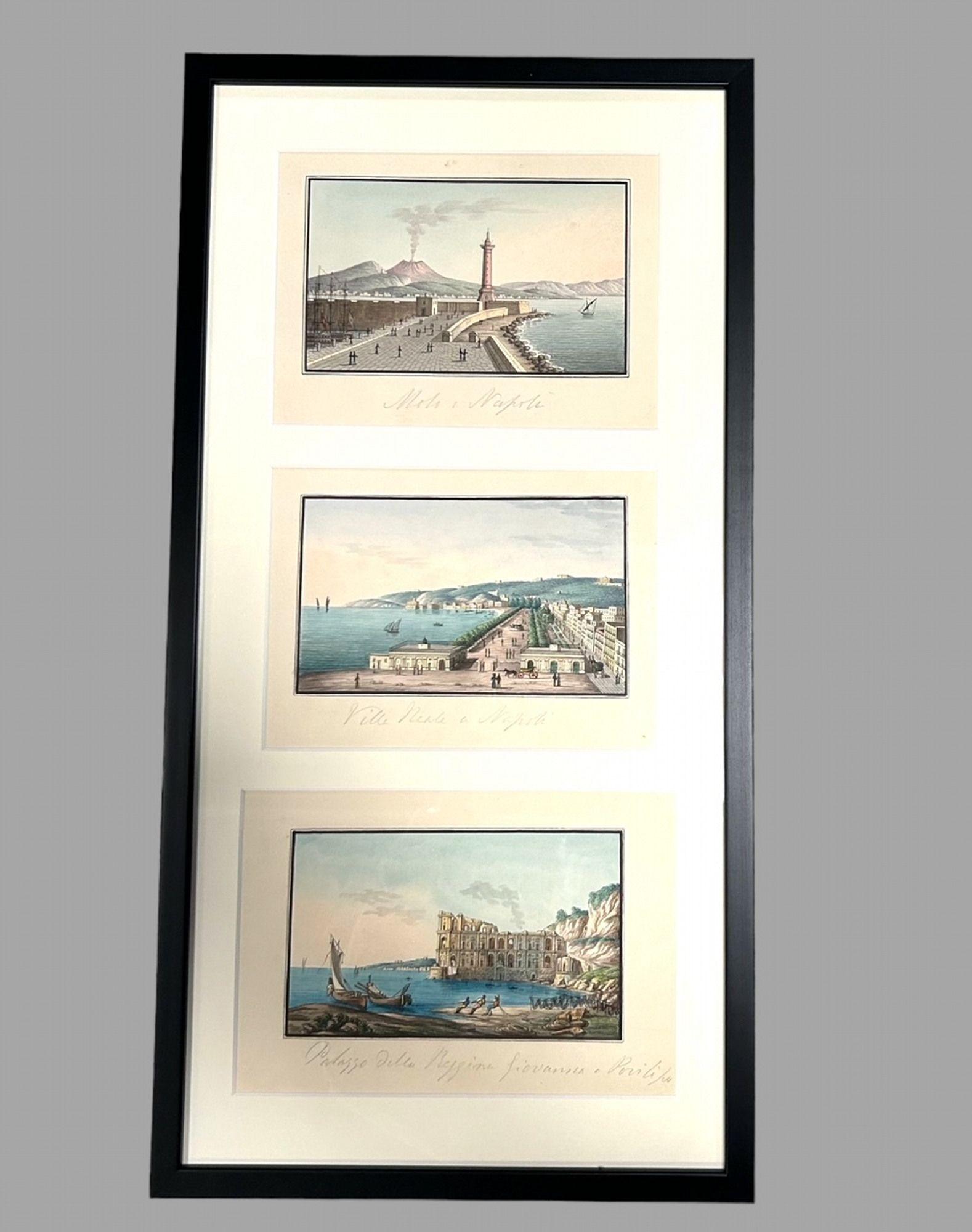 Wonderful Set of Six Intricate Italian Gouache's of Landmarks (1 of 17)