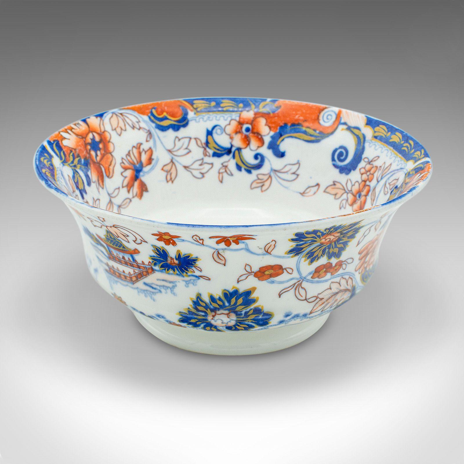 Antique Finger Bowl, English, Decorative Ceramic Serving Dish - Victorian c.1900 (1 of 8)