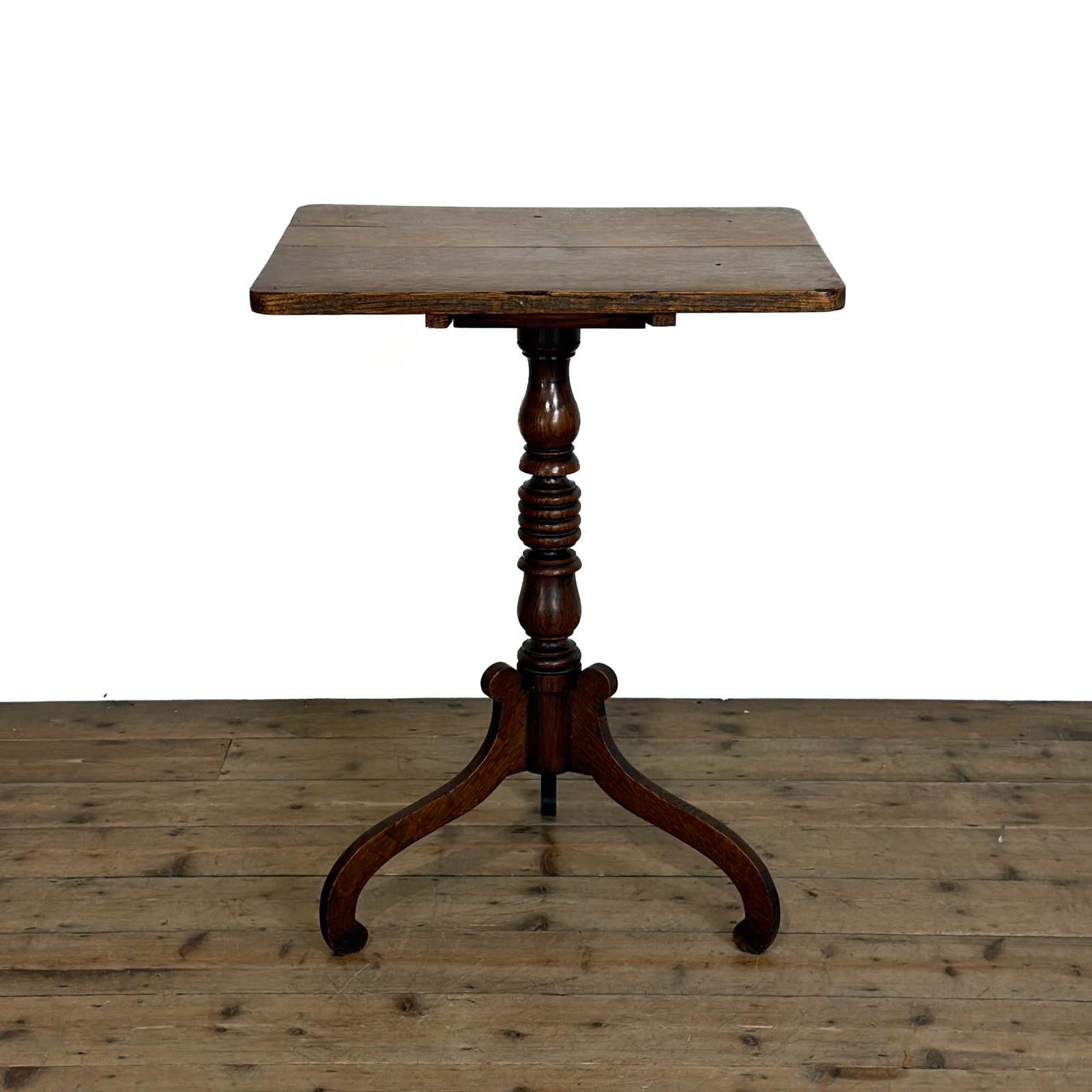 Antique 19th Century Oak Tilt Top Pedestal Table (1 of 9) Antique 19th Century Oak Tilt Top Pedestal Table (1 of 9)