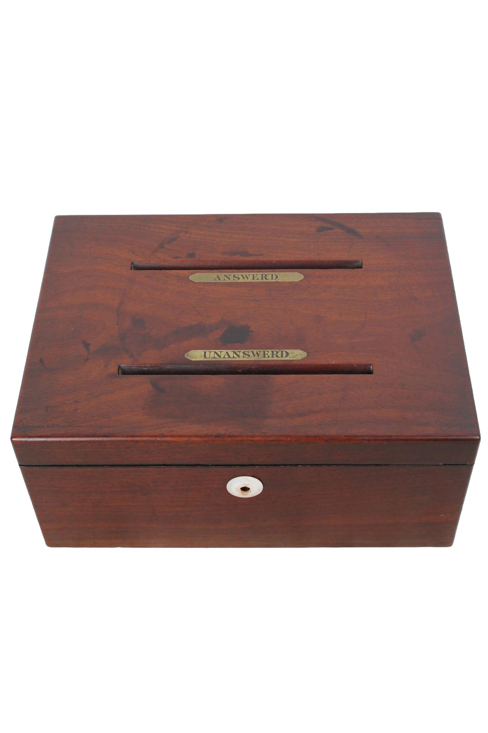 Victorian Country House Correspondence Letter Box (1 of 13)