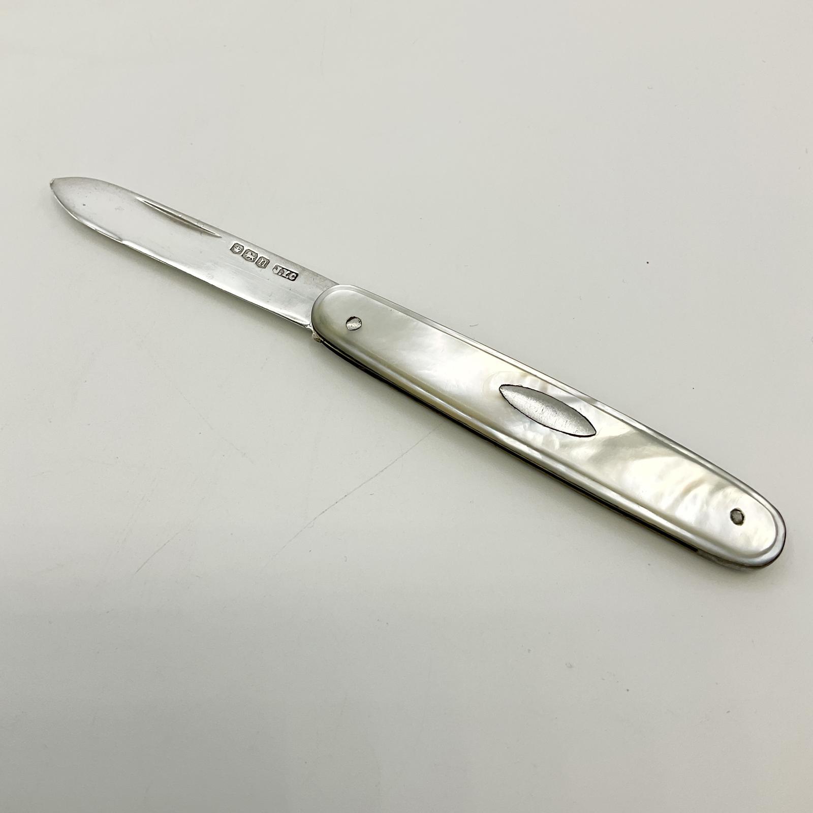 Vintage Sterling Silver Fruit Knife - 1930 Hallmark (1 of 19)