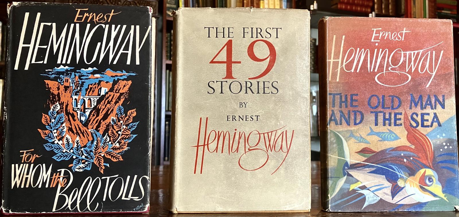 Ernest Hemingway Collection Whom the Bell Tolls Old Man & the Sea + 49 Stories (1 of 3)
