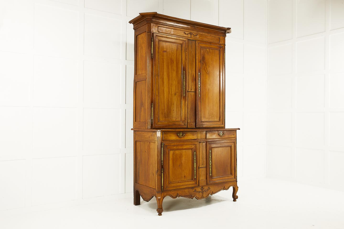 Italian Cherry Buffet Deux Corps c.1800 (1 of 1) Italian Cherry Buffet Deux Corps c.1800 (1 of 1)