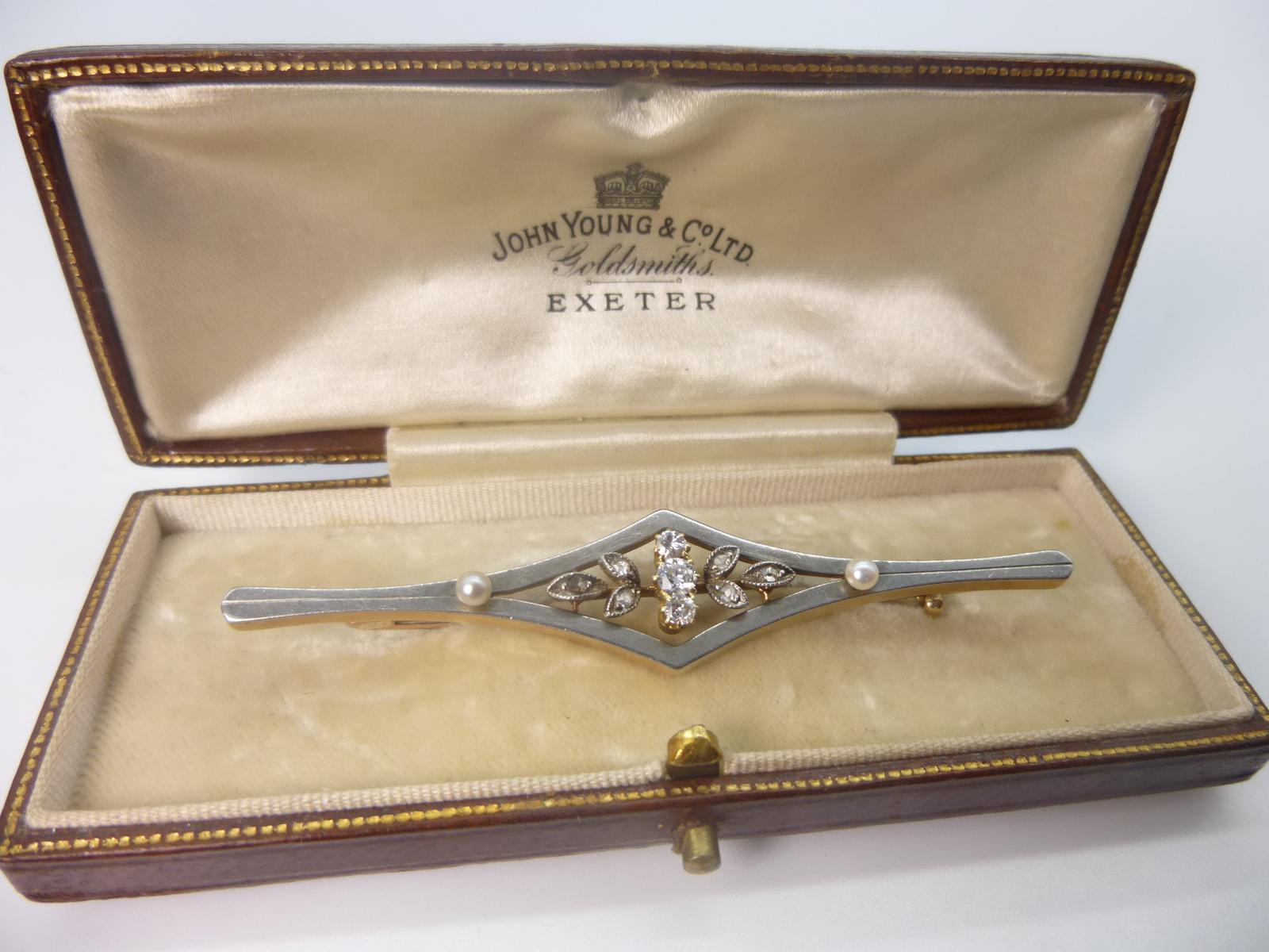 Diamond & Pearl Brooch (1 of 5)