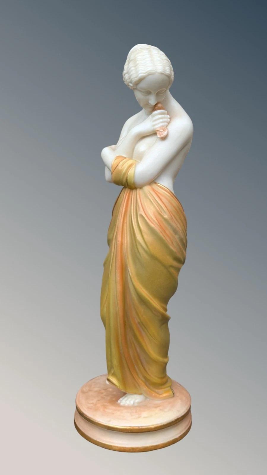 Royal Worcester Figure Classical Maiden “joy” by James Hadley (1 of 6)